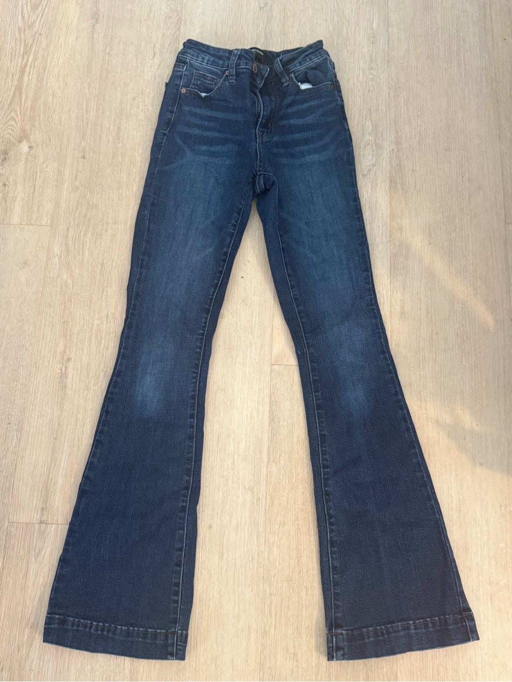 Ashley Mason Dark Indigo Flare Jeans